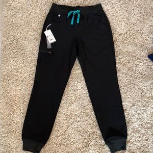 Figs black scrub pants. Size XS. NWT.